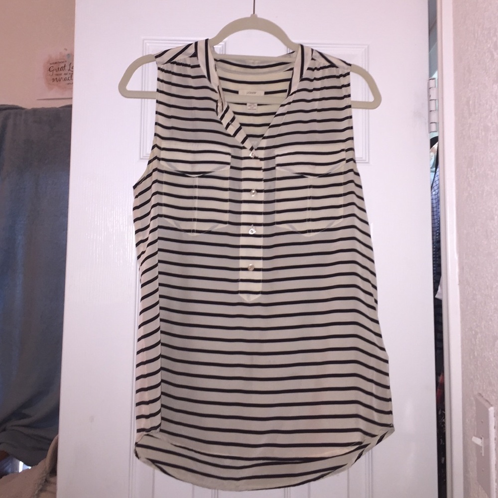 Jcrew silk tank
